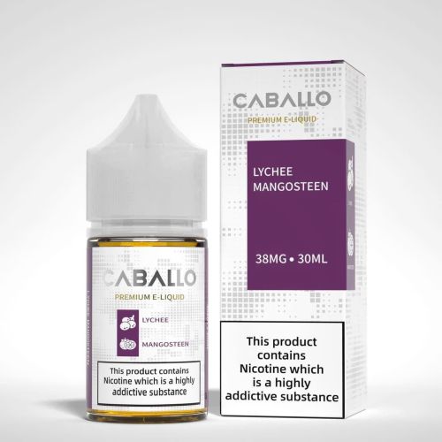 Caballo Lychee Mangosteen (salt) (30ml) Vải măng cụt lạnh