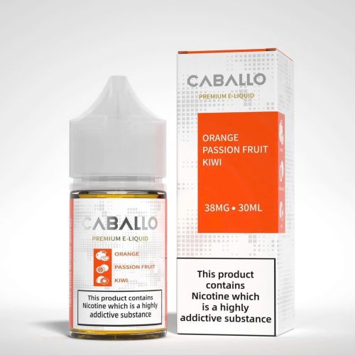 Caballo Orange Passion Fruit Kiwi (salt) (30ml) Cam chanh leo kiwi lạnh