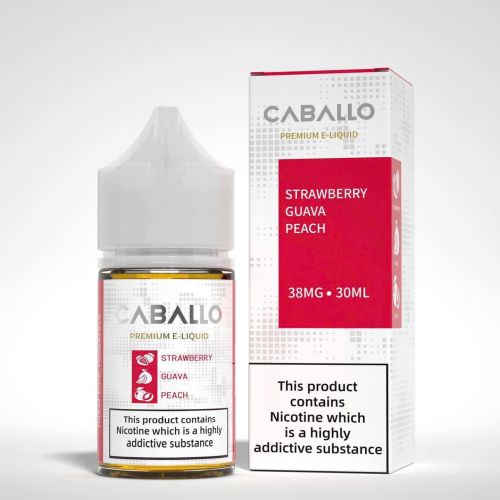 Caballo Strawberry Guava Peach (salt) (30ml) Dâu ổi đào lạnh