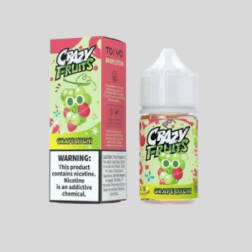 Crazy Fruit Grape Litchi (salt) (30ml) Nho Vải