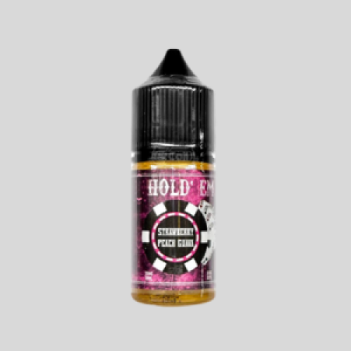 Hold 'Em Strawberry Peach Guava (salt) (30ml) Dâu Đào Ổi