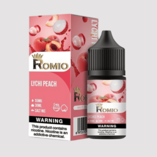 ROMIO KING SALT NIC 30ml Lychee Peach - Vải Đào Lạnh